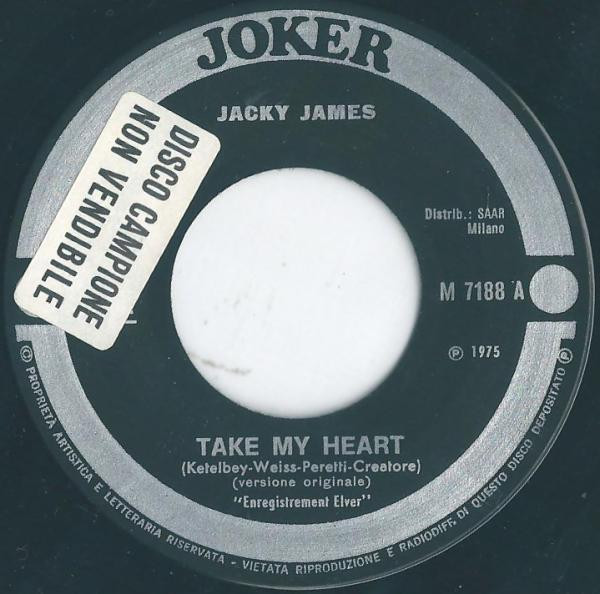 Jacky James - Take My Heart | Joker (M 7188) - 3