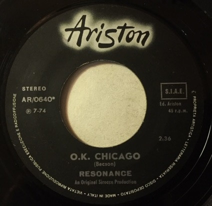 Résonance - O.K. Chicago | Ariston (AR/0640) - 2