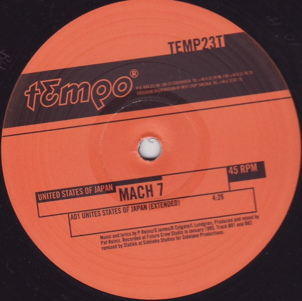 Mach 7 - United States Of Japan | Tempo Records (TEMP23T)