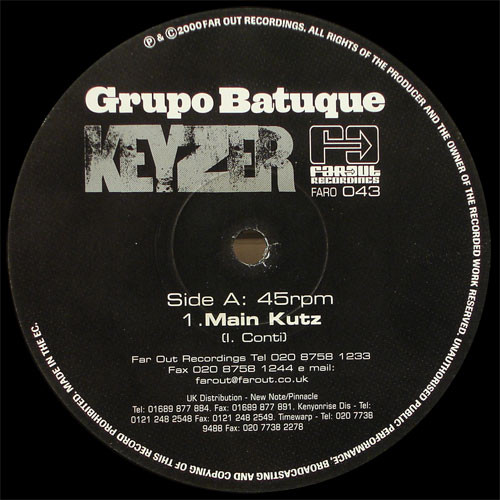 Grupo Batuque - Keyzer (Kenny Dope Remixes) | Far Out Recordings (FARO 043) - 2 Grupo Batuque - Keyzer (Kenny Dope Remixes) | Far Out Recordings (FARO 043) - 2