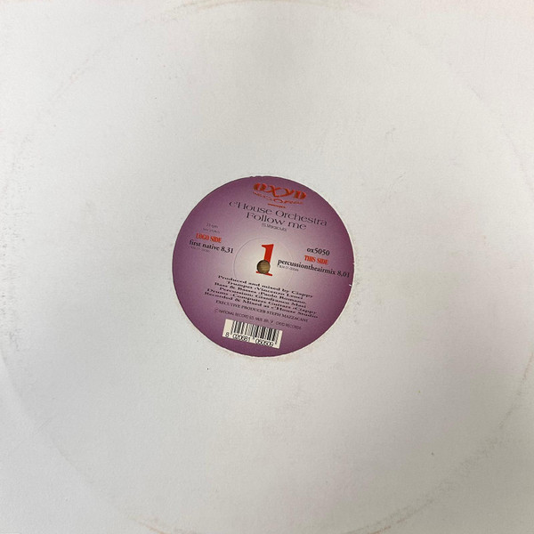 c'House Orchestra - Follow Me | Oxyd Records (ox5050) c'House Orchestra - Follow Me | Oxyd Records (ox5050)