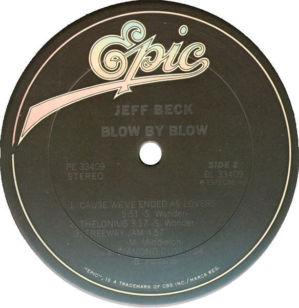 Jeff Beck - Blow By Blow | Epic (PE 33409) - 4