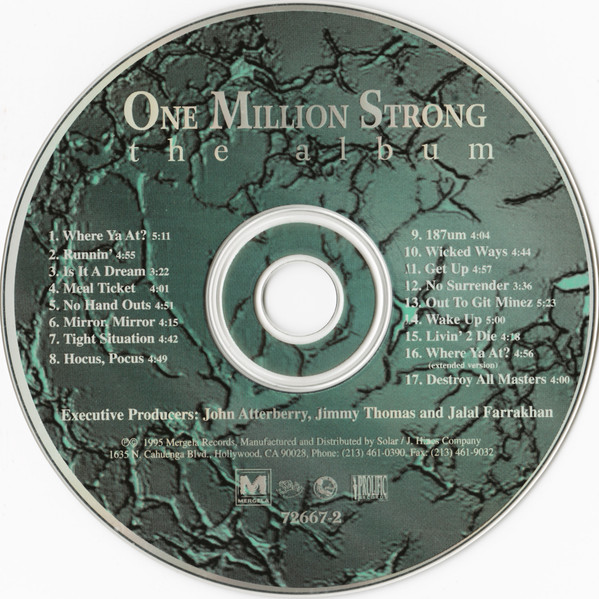 Various - One Million Strong (The Album) | Mergela Records (72667-2) - 3