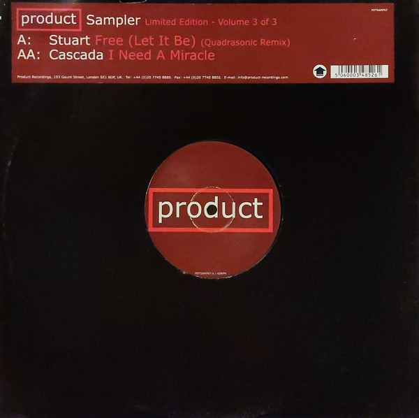 Stuart / Cascada - Sampler Limited Edition - Volume 3 Of 3 | Product Recordings (PDTSAMP6T) - main Stuart / Cascada - Sampler Limited Edition - Volume 3 Of 3 | Product Recordings (PDTSAMP6T) - main