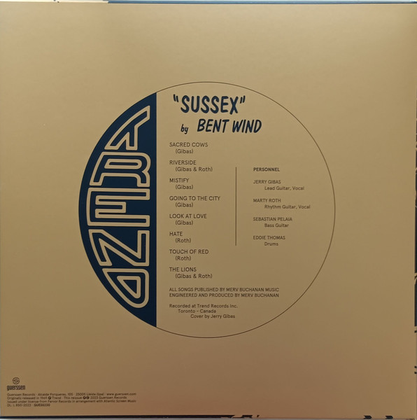 Bent Wind - Sussex | Guerssen (GUESS230) - 3