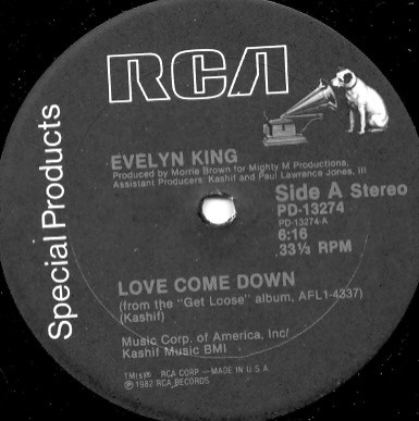 Evelyn King - Love Come Down | RCA Special Products (PD-13274) - main