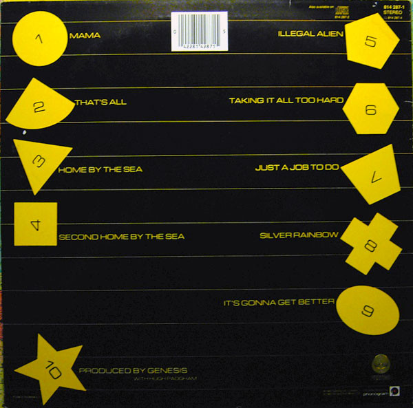 Genesis - Genesis | Vertigo (814 287-1) - 2 Genesis - Genesis | Vertigo (814 287-1) - 2