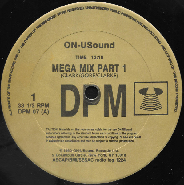 Depeche Mode - Mega Mix Part 1 / Mega Mix Part 2 | ON-USound (DPM 07) - main