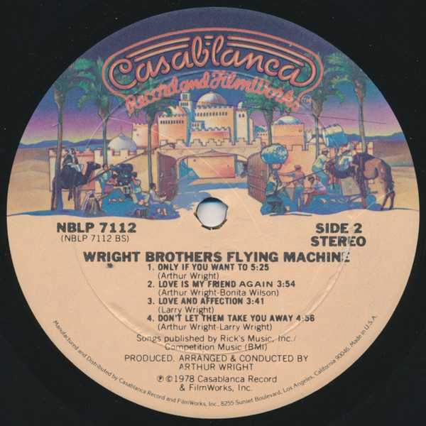 Wright Brothers Flying Machine - Wright Brothers Flying Machine | Casablanca (NBLP 7112) - 2 Wright Brothers Flying Machine - Wright Brothers Flying Machine | Casablanca (NBLP 7112) - 2