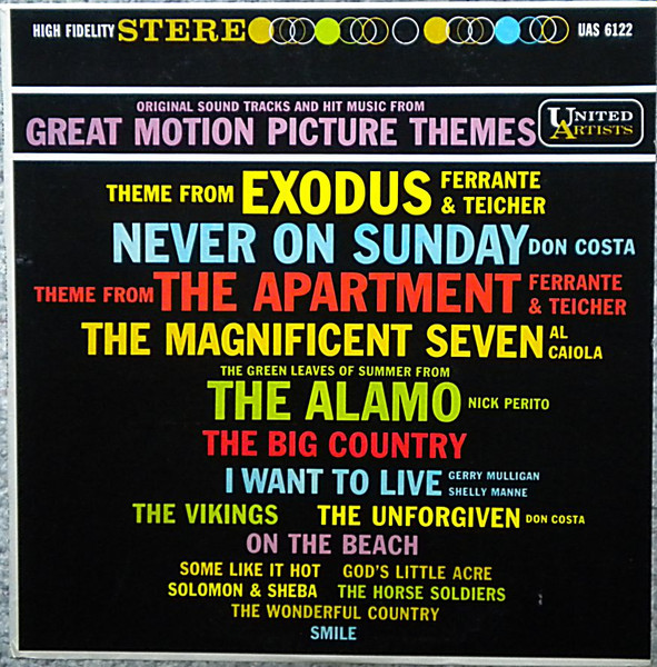 Various - Great Motion Picture Themes | United Artists Records (UAS 6122)