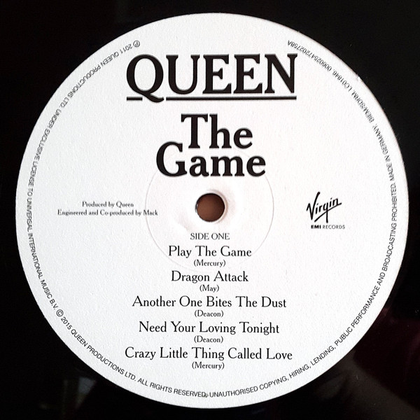 Queen - The Game | Virgin EMI Records (00602547202758) - 3