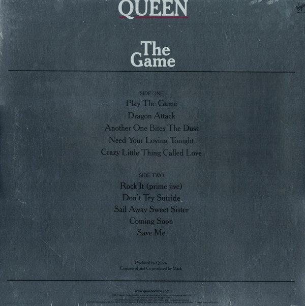 Queen - The Game | Virgin EMI Records (00602547202758) - 2