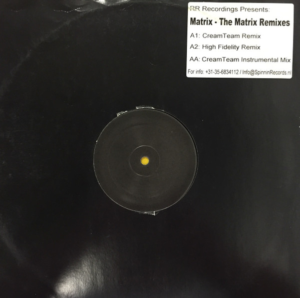 The Matrix - The Matrix (Remixes) | RR Records (RR008R) - main