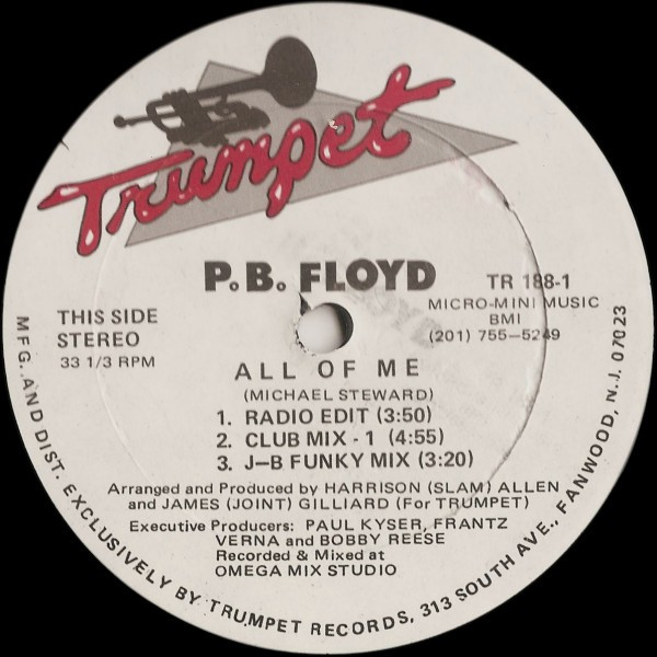 P.B. Floyd - All Of Me | Trumpet (TR 188) - main P.B. Floyd - All Of Me | Trumpet (TR 188) - main