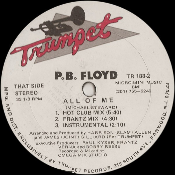 P.B. Floyd - All Of Me | Trumpet (TR 188) - 2 P.B. Floyd - All Of Me | Trumpet (TR 188) - 2