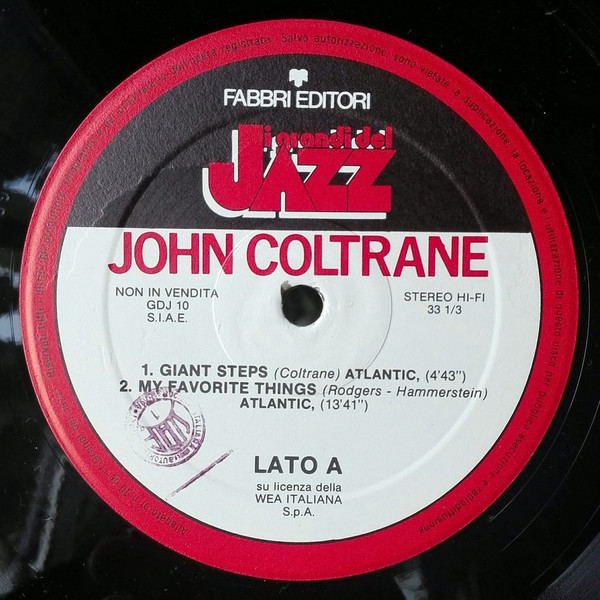 John Coltrane - John Coltrane | Fabbri Editori (GdJ 10)