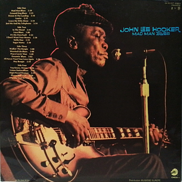 John Lee Hooker - Mad Man Blues | Chess (CH 50 007) - 4 John Lee Hooker - Mad Man Blues | Chess (CH 50 007) - 4