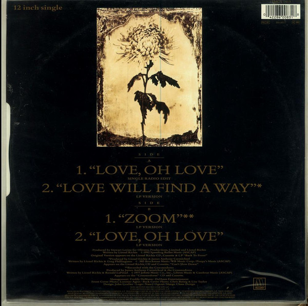 Lionel Richie - Love, Oh Love | Motown (TMGX 1413) - 2 Lionel Richie - Love, Oh Love | Motown (TMGX 1413) - 2