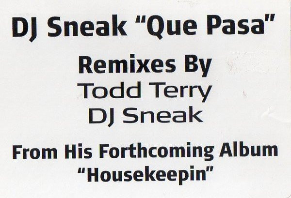 DJ Sneak - Que Pasa | Magnetic Recordings (ZMAG 014) - main