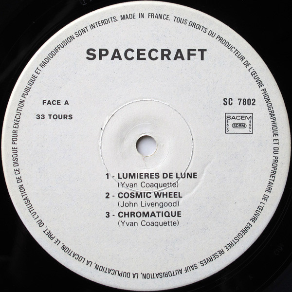 Spacecraft - Paradoxe | Not On Label (Spacecraft  Self-released) (SC 7802) - 3