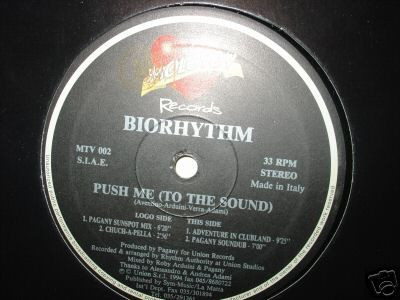 Biorhythm - Push Me (To The Sound) | Molotov Records (MTV 002) - main Biorhythm - Push Me (To The Sound) | Molotov Records (MTV 002) - main