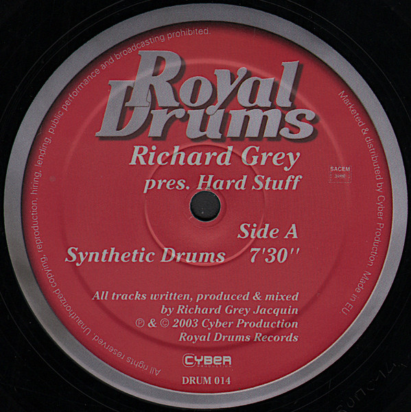 Richard Grey & Hard Stuff - Synthetic Drums | Royal Drums (DRUM 014) - 3 Richard Grey & Hard Stuff - Synthetic Drums | Royal Drums (DRUM 014) - 3