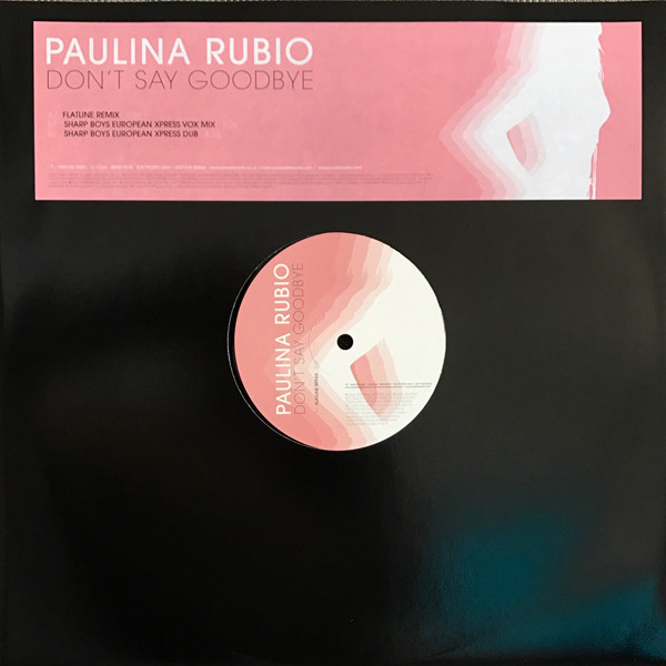 Paulina Rubio - Don't Say Goodbye | Universal Records (WMCSTX 40291) - main