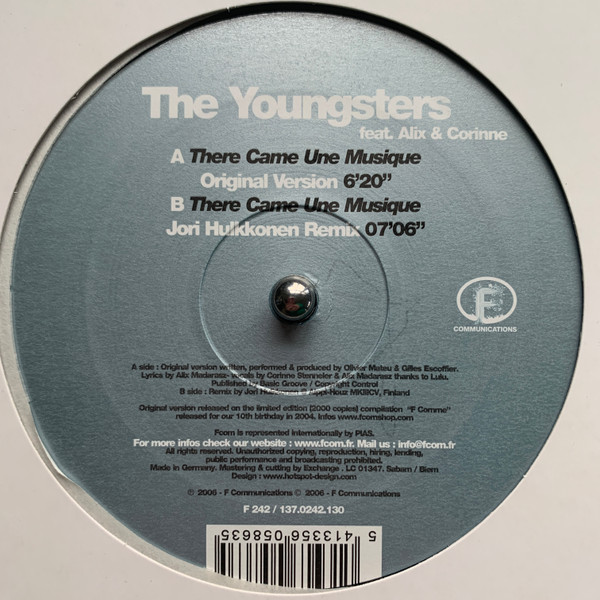 The Youngsters Feat. Alix & Corinne - There Came Une Musique | F Communications (F 242) The Youngsters Feat. Alix & Corinne - There Came Une Musique | F Communications (F 242)