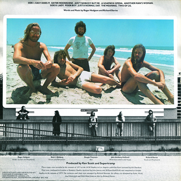 Supertramp - Crisis? What Crisis? | A&M Records (SP-4560)