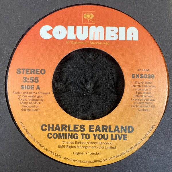 Charles Earland - Coming To You Live | Columbia (EXS039)