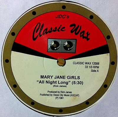 Mary Jane Girls / Commodores - All Night Long / Girl, I Think The World About You | Classic Wax (Classic Wax 12006)