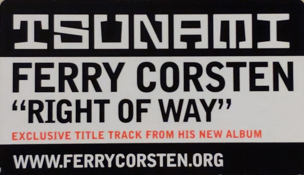 Ferry Corsten - Right Of Way | Tsunami (TSU 6045) - 5