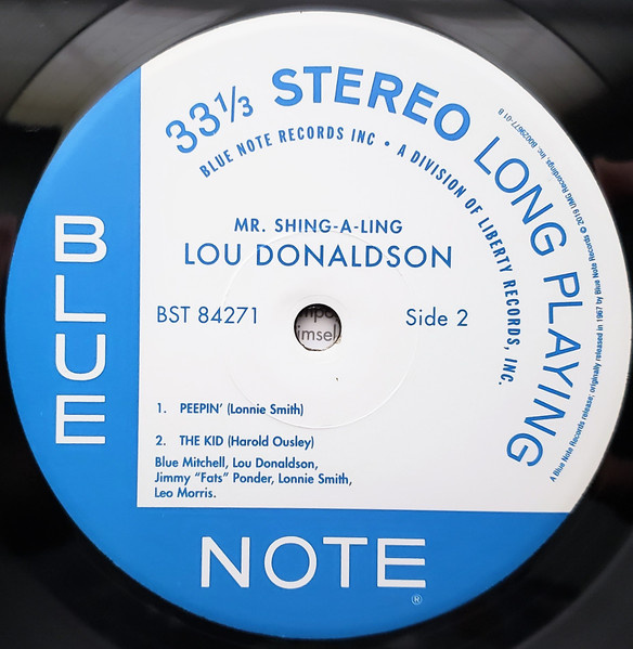 Lou Donaldson - Mr. Shing-A-Ling | Blue Note (B0029677-01) - 4 Lou Donaldson - Mr. Shing-A-Ling | Blue Note (B0029677-01) - 4