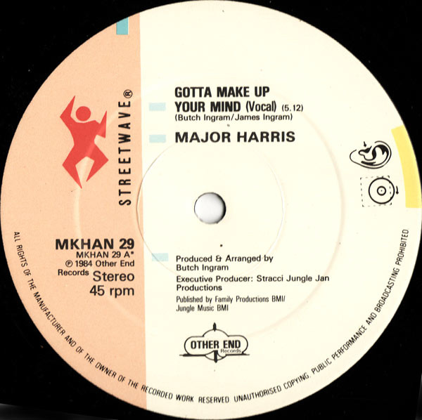 Major Harris - Gotta Make Up Your Mind | Streetwave (MKHAN 29)
