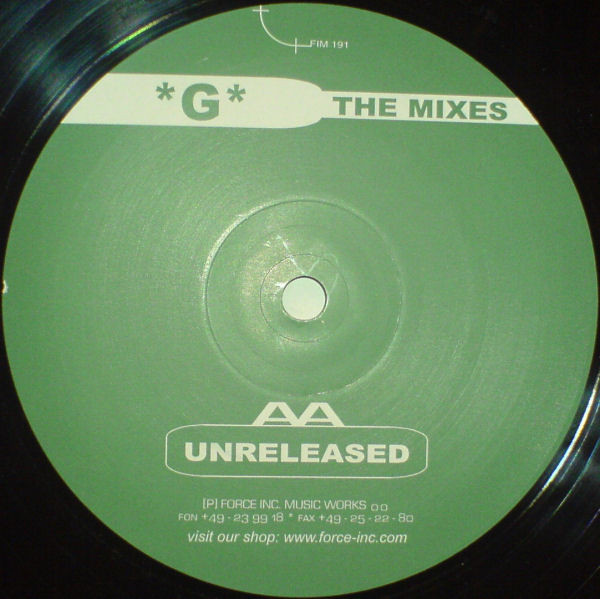 *G* - The Mixes | Force Inc. Music Works (FIM 191) - 4