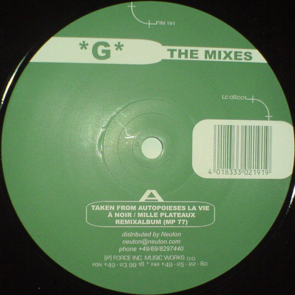 *G* - The Mixes | Force Inc. Music Works (FIM 191) - 3