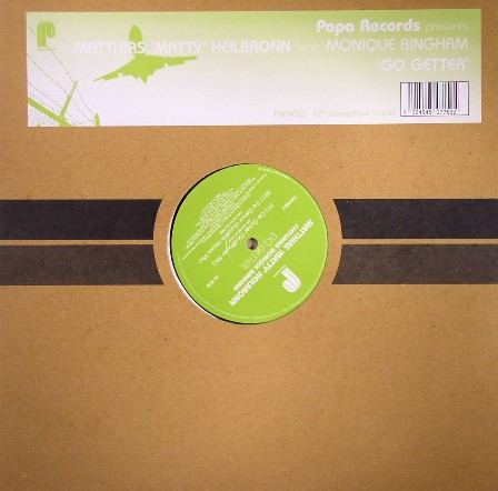Matthias "Matty" Heilbronn Featuring Monique Bingham - Go Getter | Papa Records (PAPA023)