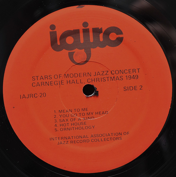 Various - Stars Of Modern Jazz Concert - Carnegie Hall Christmas 1949 | IAJRC (20) - 4
