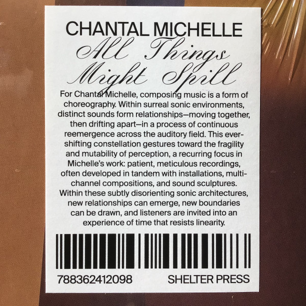 Chantal Michelle - All Things Might Spill | Shelter Press (SP163) - 3 Chantal Michelle - All Things Might Spill | Shelter Press (SP163) - 3