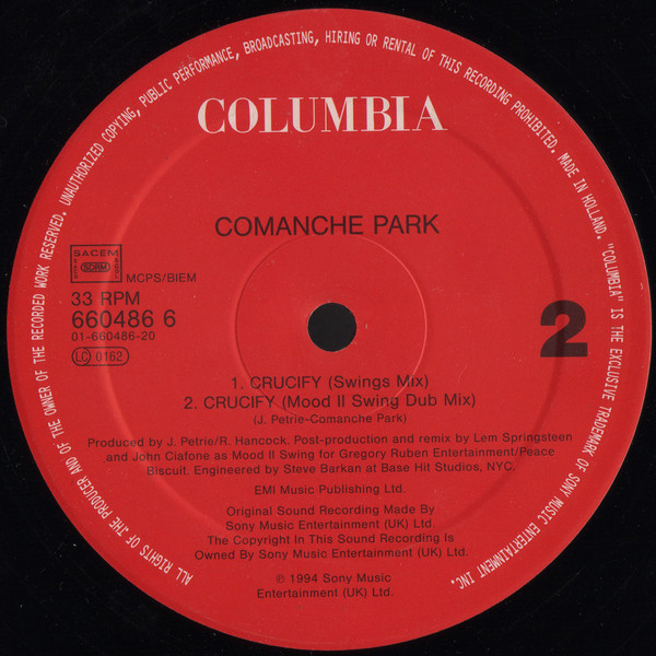 Comanche Park - Crucify | Columbia (660486 6) - 3