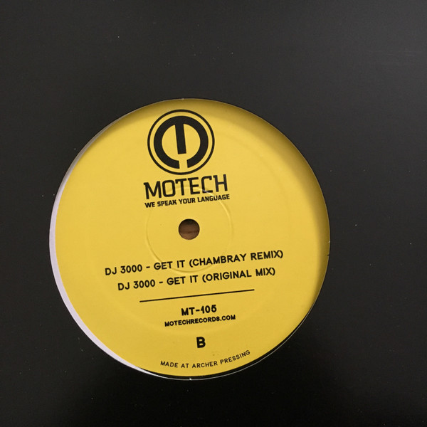 DJ 3000 - Just Work It  / Get It | Motech (MT-105) - 2