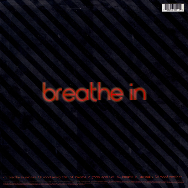 Frou Frou - Breathe In | Island Records (12IS 799) - 2