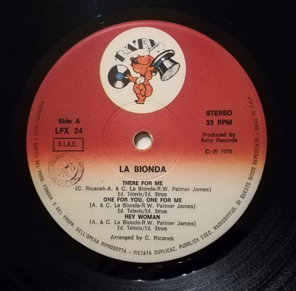 La Bionda - La Bionda | Baby Records (LPX 24) - 4 La Bionda - La Bionda | Baby Records (LPX 24) - 4