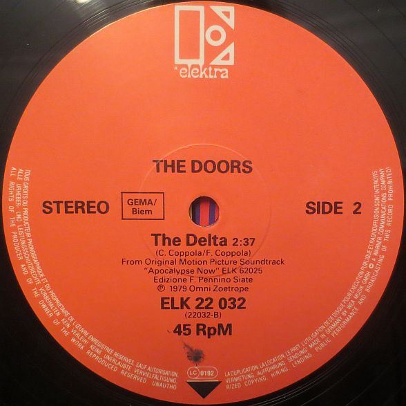 The Doors - The End | Elektra (ELK 22 032) - 3