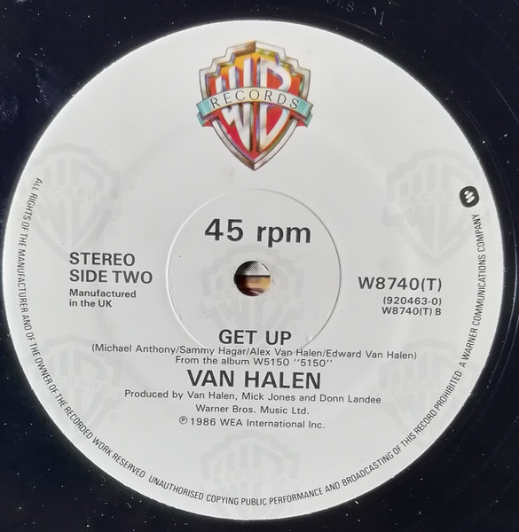 Van Halen - Why Can't This Be Love / Get Up | Warner Bros. Records (W8740T) - 3 Van Halen - Why Can't This Be Love / Get Up | Warner Bros. Records (W8740T) - 3