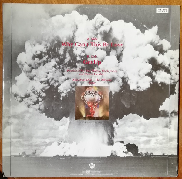 Van Halen - Why Can't This Be Love / Get Up | Warner Bros. Records (W8740T) - 2 Van Halen - Why Can't This Be Love / Get Up | Warner Bros. Records (W8740T) - 2