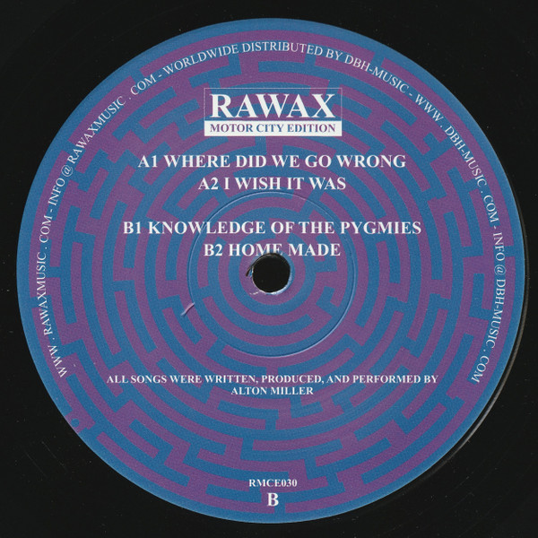 Alton Miller - Oto Collective | Rawax Motor City Edition (RMCE030) - 2
