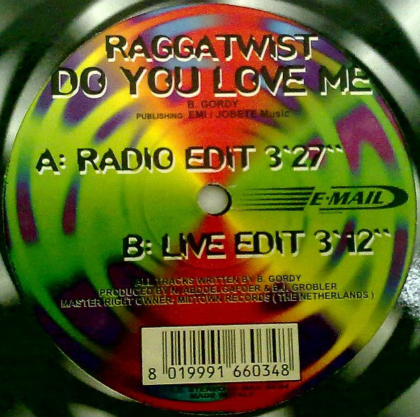 Raggatwist - Do You Love Me | E-Mail Records (E-Mail 98-04)
