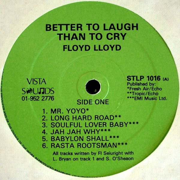 Floyd Lloyd - Better To Laugh Than To Cry | Vista Sounds (STLP 1016) - 3