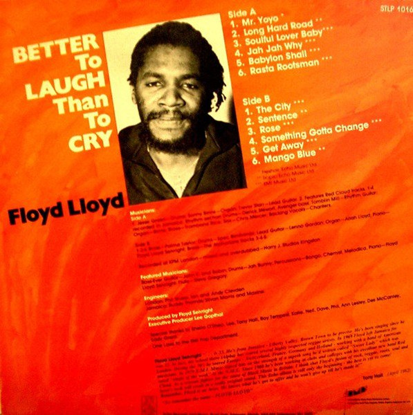 Floyd Lloyd - Better To Laugh Than To Cry | Vista Sounds (STLP 1016) - 2